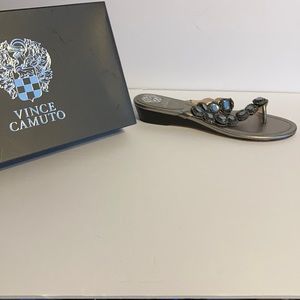 Vince Camuto gem stone (glass) sandals